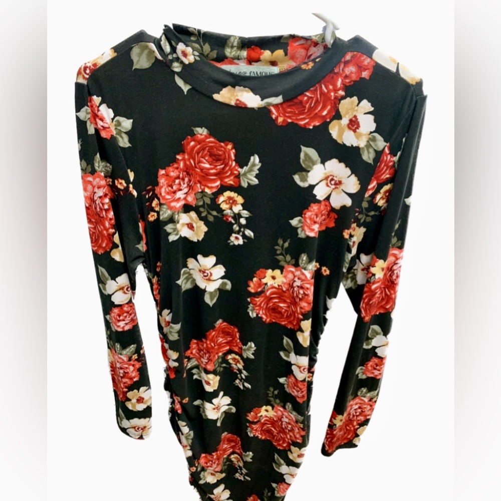 Almost famous XL Black floral dress